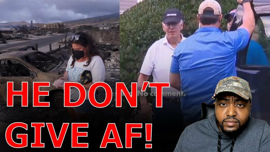 Joe Biden DESTROYED For Vacationing And REFUSING To Comment On ‘War Zone’ Maui Wildfires Disaster!