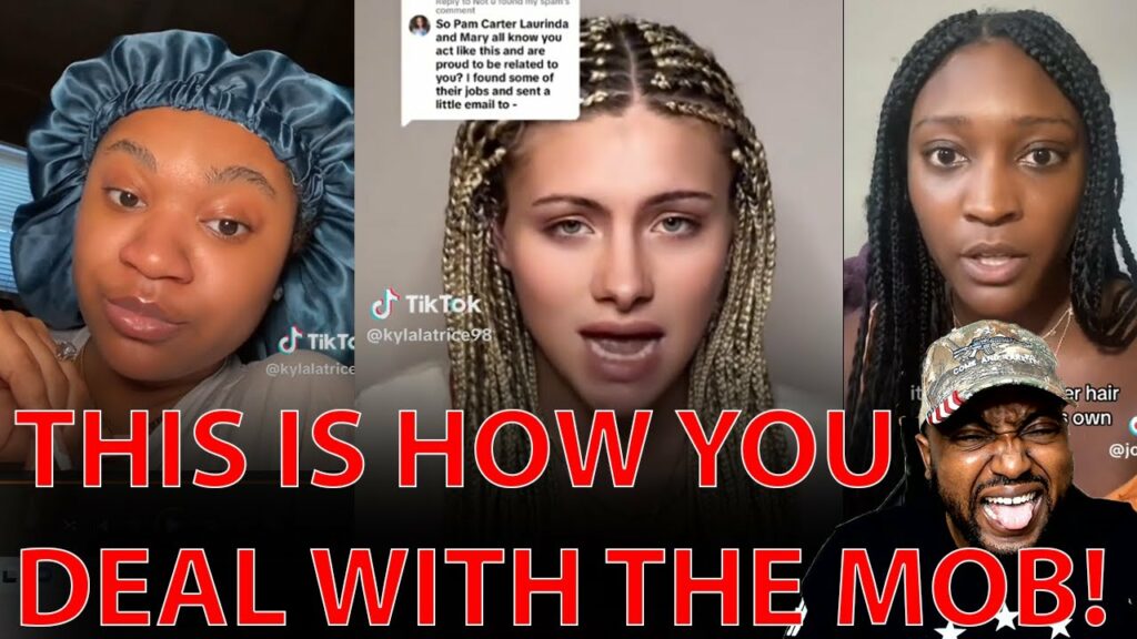 White Girl Has EPIC Response CLAP BACK To Woke Black Women Crying Racism Over Her Braids