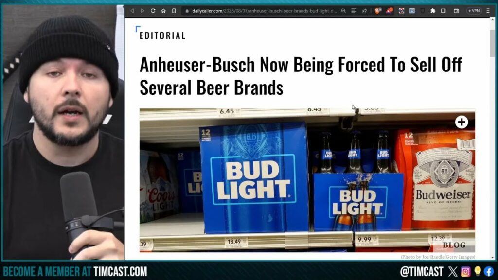 Bud Light Parent SELLS OFF BEER BRANDS, Anheuser IS COLLAPSING Amid Sales Drop And Layoffs