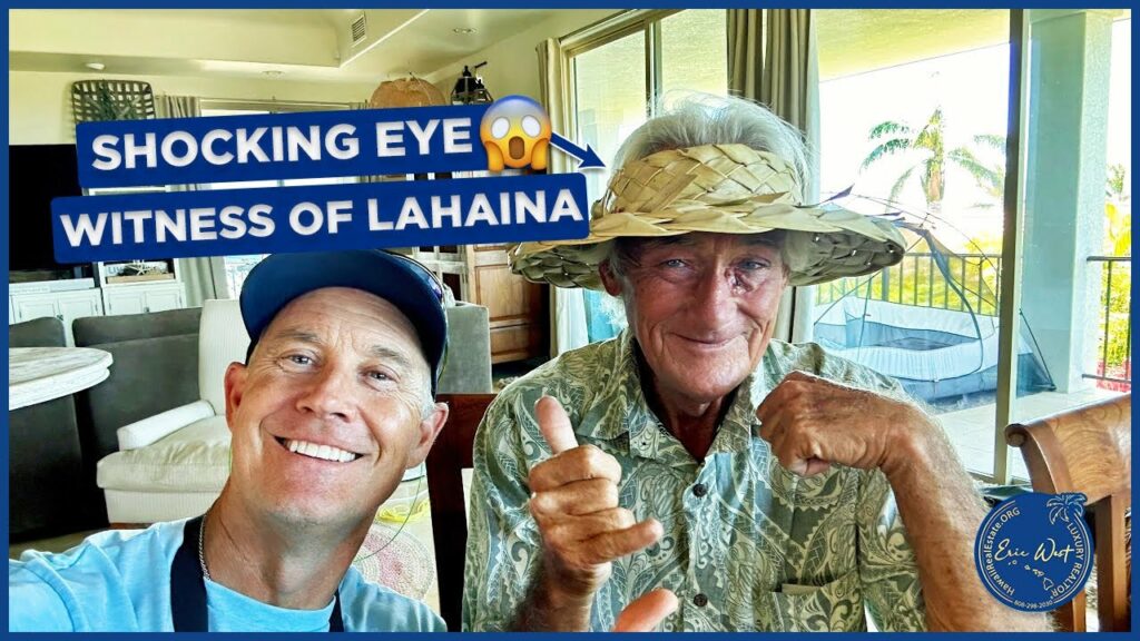 Shocking Eye Witness of Lahaina Maui Fire from Front Street Police Blocked Off the Exits