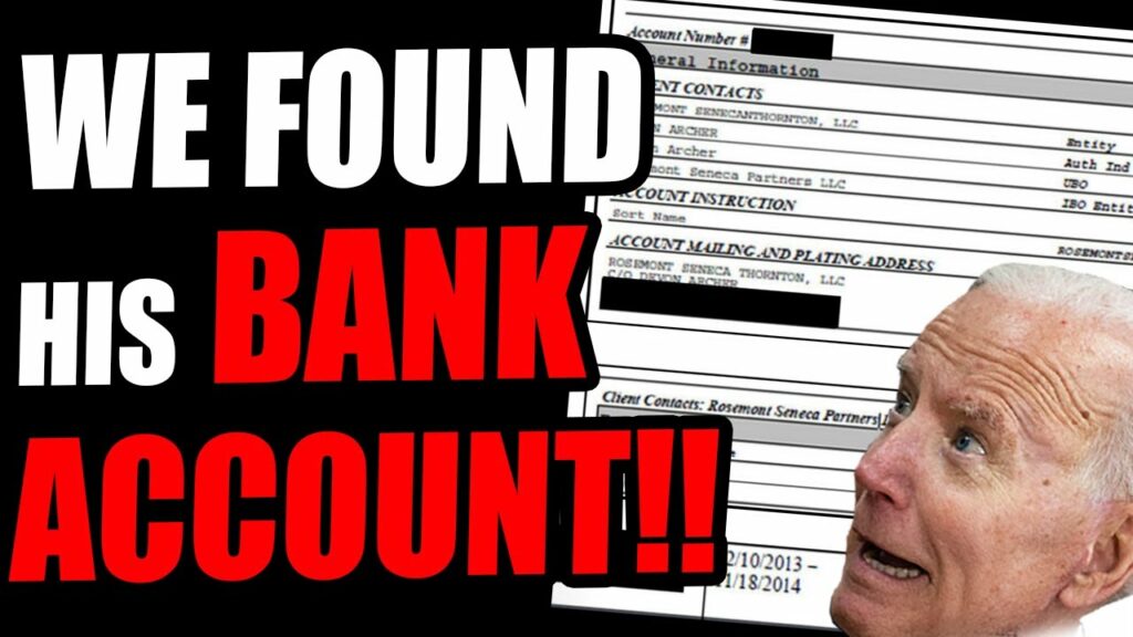 All the bank accounts have been UNCOVERED!!!