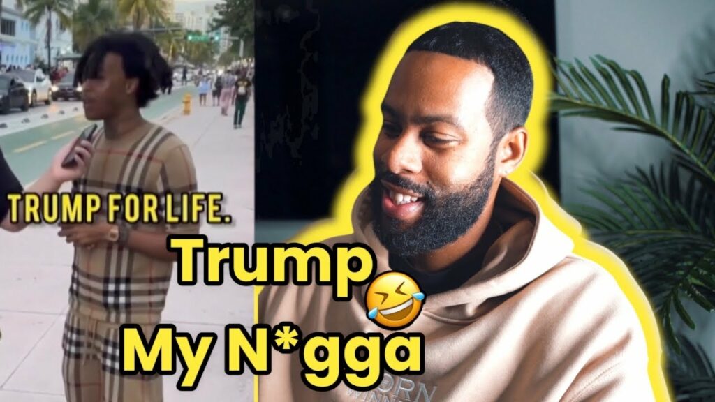 Blacks In The HOOD Support DONALD TRUMP 2024   Hilarious Street Interview