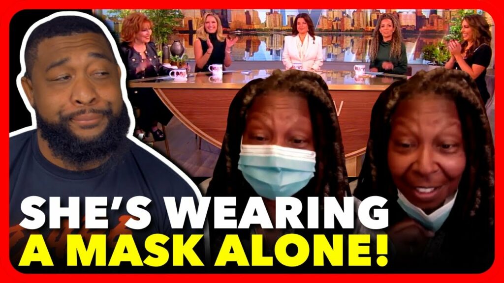 ABSENT Whoopi ZOOMS IN To The View With A Mask On BY HERSELF IN A ROOM!