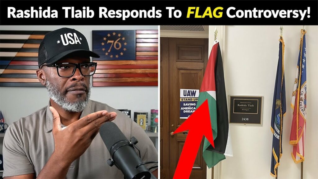 Rashida Tlaib SPEAKS OUT After Palestinian Flag Controversy!