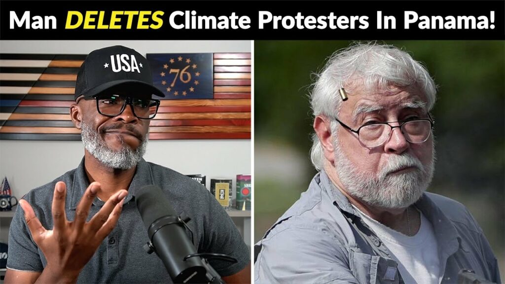 Old Man DELETES Two Climate Protesters In Panama In CRAZY Video!