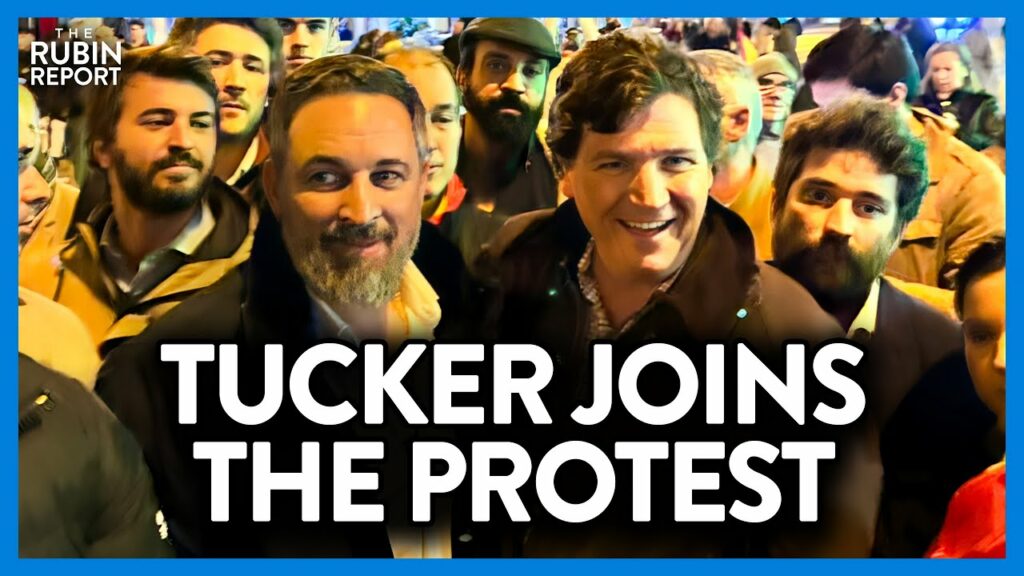 Tucker Carlson Gets a Big Reaction When He Joins This Protest