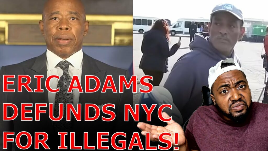 Eric Adams DEFUNDS NYC Police & Schools To Pay For Uppity Illegal Immigrants REJECTING Shelters!