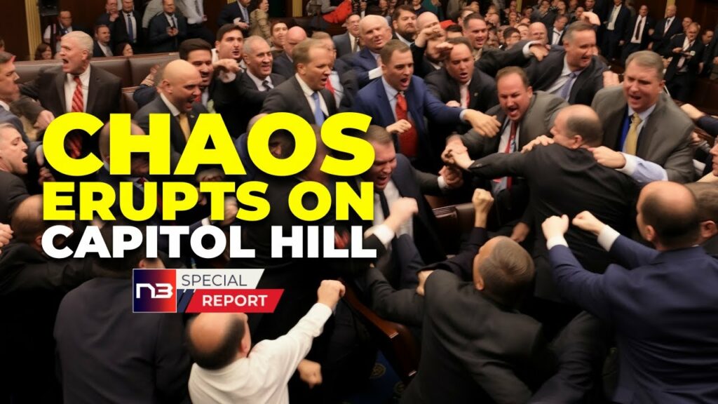 MUST SEE: House Floor Chaos as GOP Leadership Clashes Turn Violent