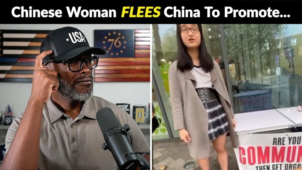 Chinese Woman FLEES China Then Promotes COMMUNISM In The USA!