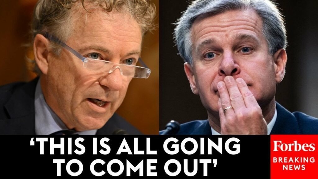 You Paid Them  Million’: Rand Paul Grills FBI Director On Censoring Americans On Social Media