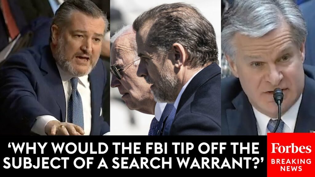 BREAKING NEWS: Ted Cruz Furiously Grills FBI’s Wray About Hunter Biden Probe