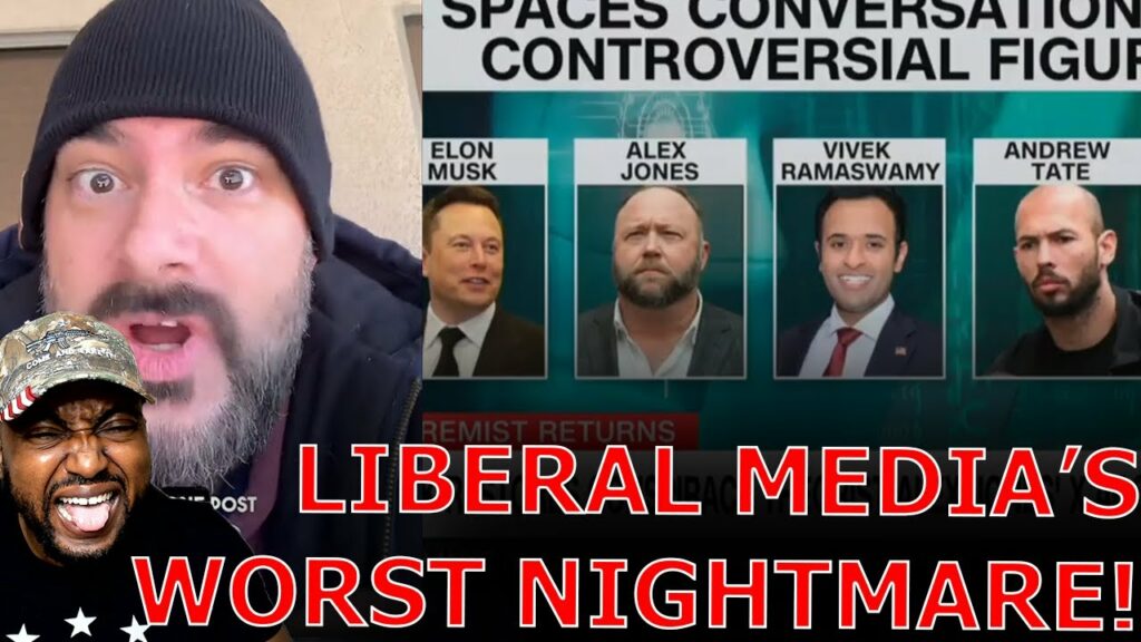 CNN & Liberal Media PANIC Over Elon Musk, Andrew Tate, Vivek Ramaswamy & Alex Jones Teaming Up On X!