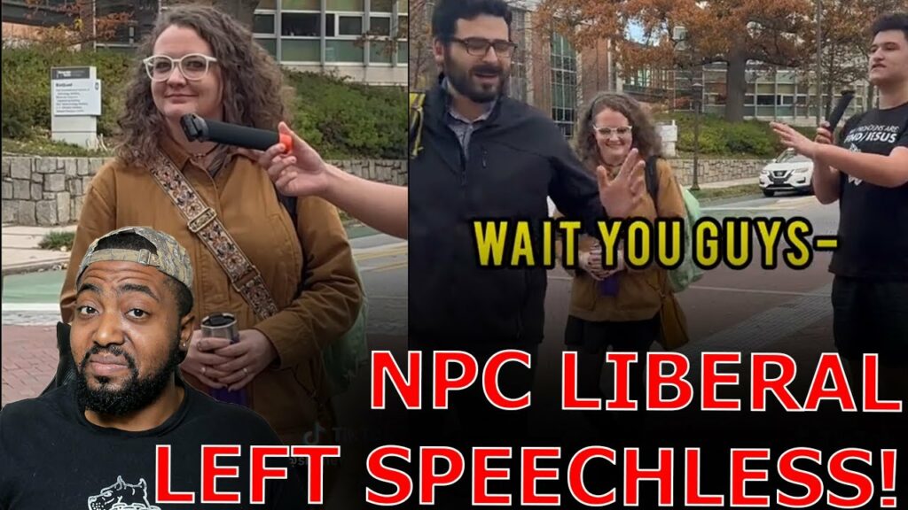 Trump Deranged NPC Liberal Left Speechless After Getting Confronted On Democrat Hypocrisy!