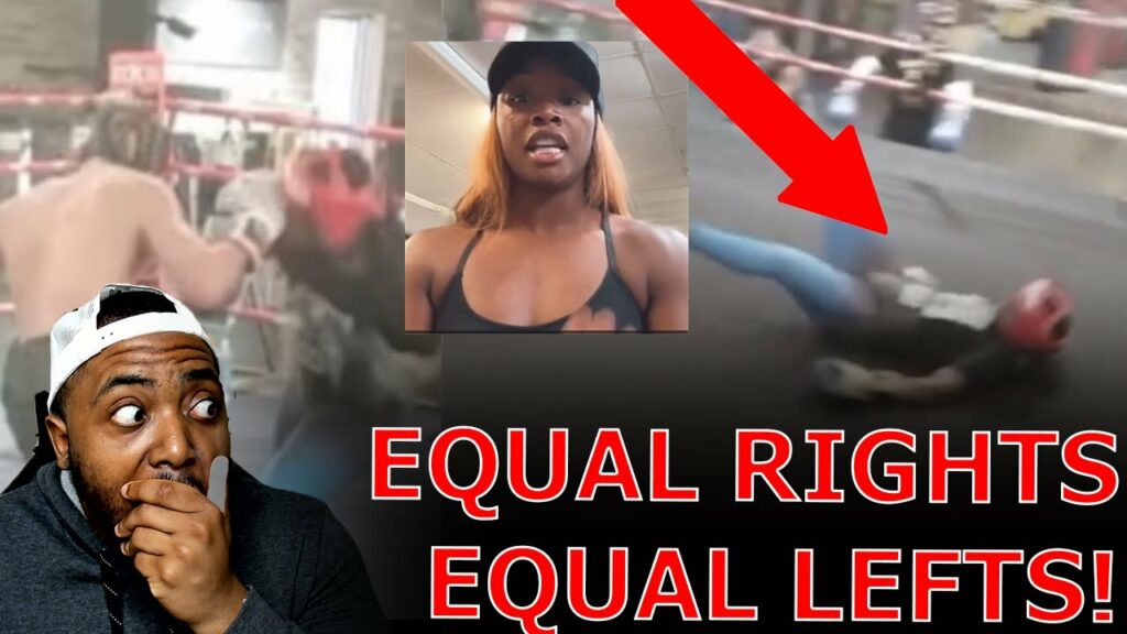 Delusional Feminist MELTS DOWN Over Getting KNOCKED OUT After Challenging Man To Boxing Match!