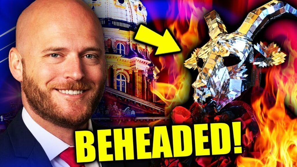 Christian Patriot DESTROYS Satanic Altar in Iowa Statehouse!!!