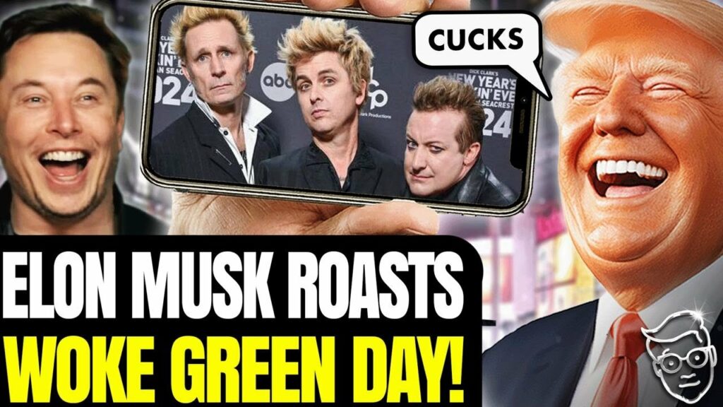 Elon Musk TORCHES Aging, Woke Green Day After Humiliating CRINGE MAGA-Trashing Show on New Years