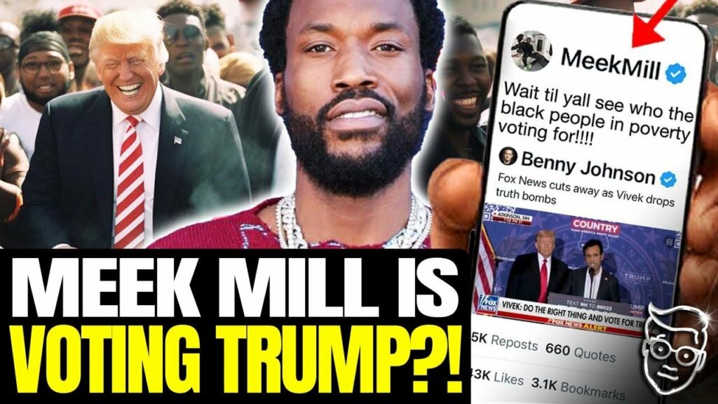 Rapper Meek Mill BREAKS Internet, ENDORSES Donald Trump Using My Tweet | BASED