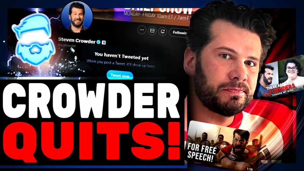 Steven Crowder DELETES All Social Media & Calls On Everyone To Make BIG Change!