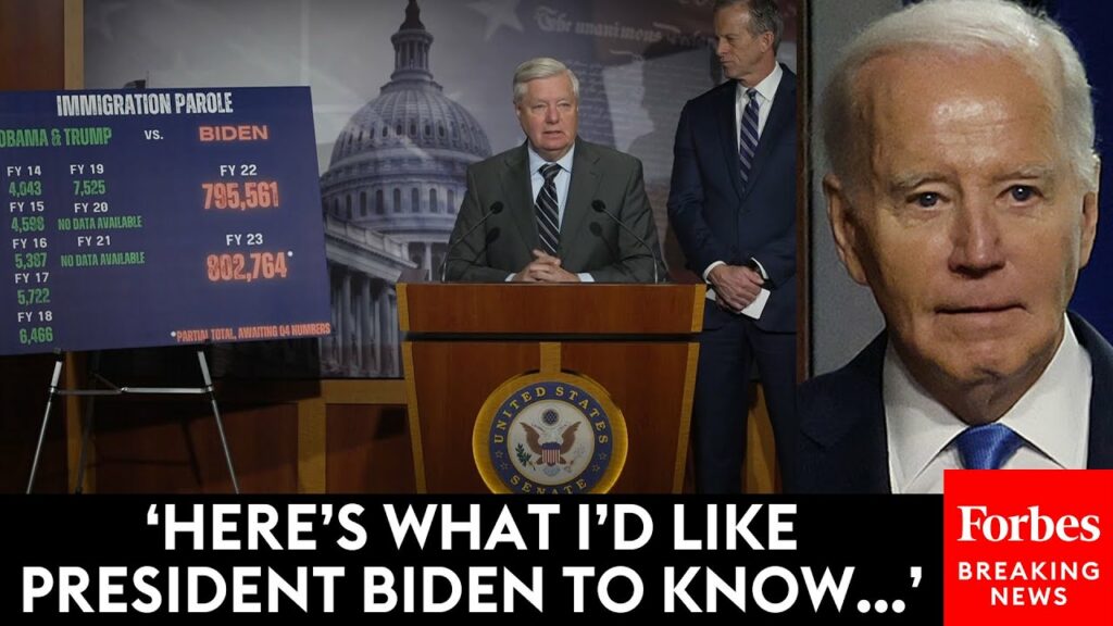 BREAKING NEWS: Lindsey Graham, John Thune Demand Immediate Change To Biden Immigration Parole System