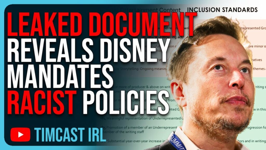 Leaked Document REVEALS Disney MANDATES Racist Policies, Elon Declares War