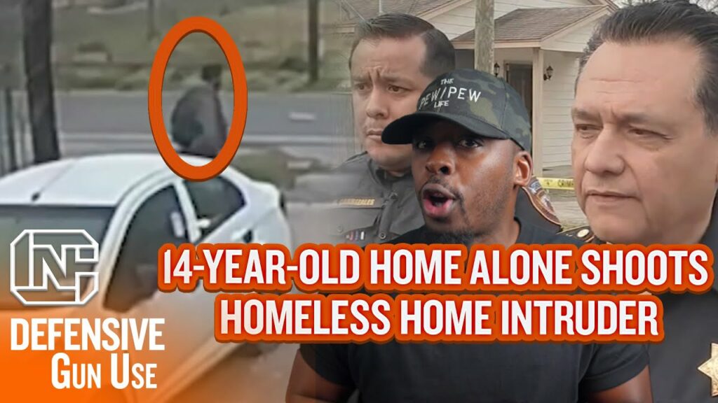 14-year-old Home Alone Shoots Homeless Home Intruder In Houston, TX