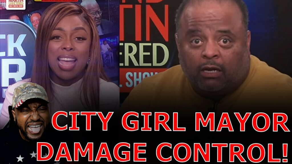 Roland Martin PANICS BEGGING Ghetto City Girl Mayor For ANSWERS After Softball Interview BACKFIRES!