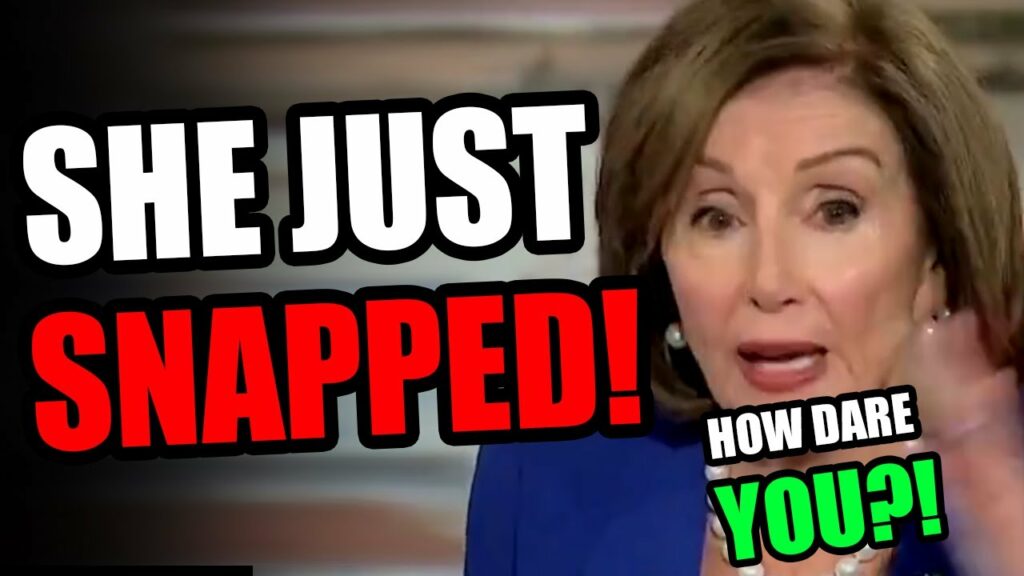 Nancy Pelosi broke down after this question lol