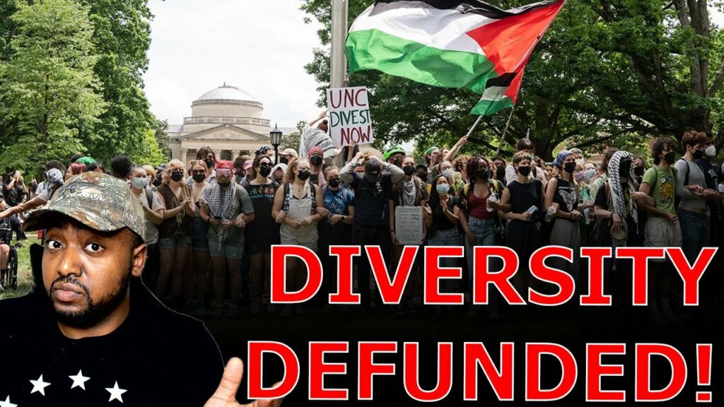 UNC DEFUNDS MILLIONS FROM DEI TO GIVE TO POLICE After Communist Protestors Take Down American Flag!