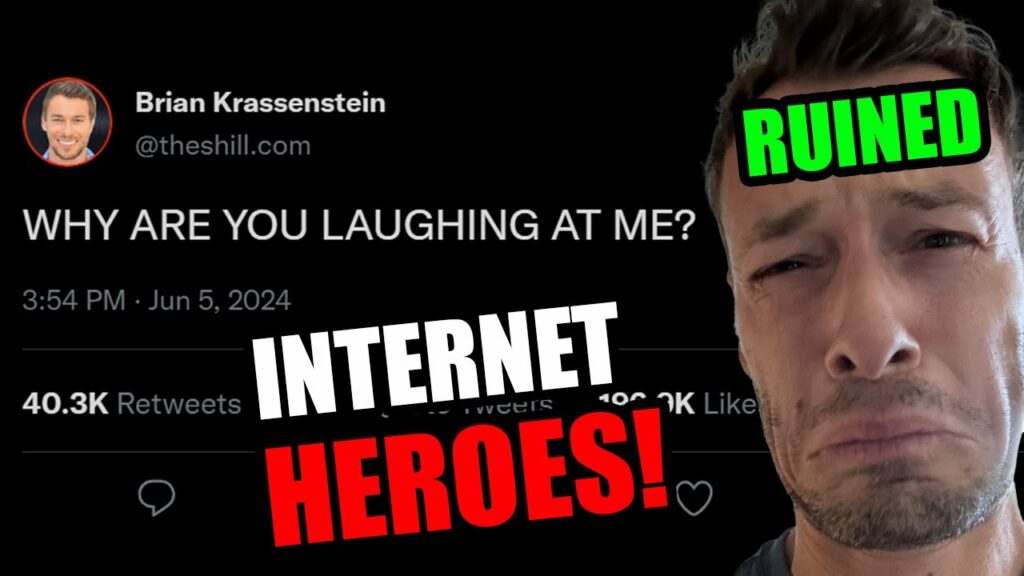 Internet heroes rally against Brian Krassenstein lol