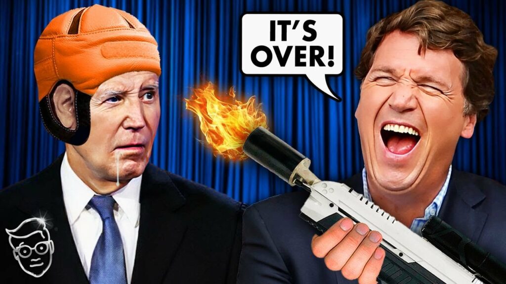 Tucker Hysterically TORCHES Biden LIVE After Debate in Front of MASSIVE Roaring Crowd: ‘Game OVER’