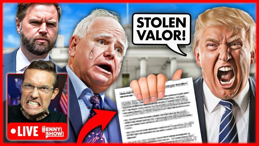 PANIC: Tim Walz STOLEN VALOR Scandal Goes NUCLEAR | New DAMNING Evidence | Out as Kamala’s VP?