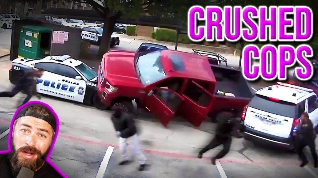 Huge Truck DESTROYS Cop Car! – Shooting Breakdown