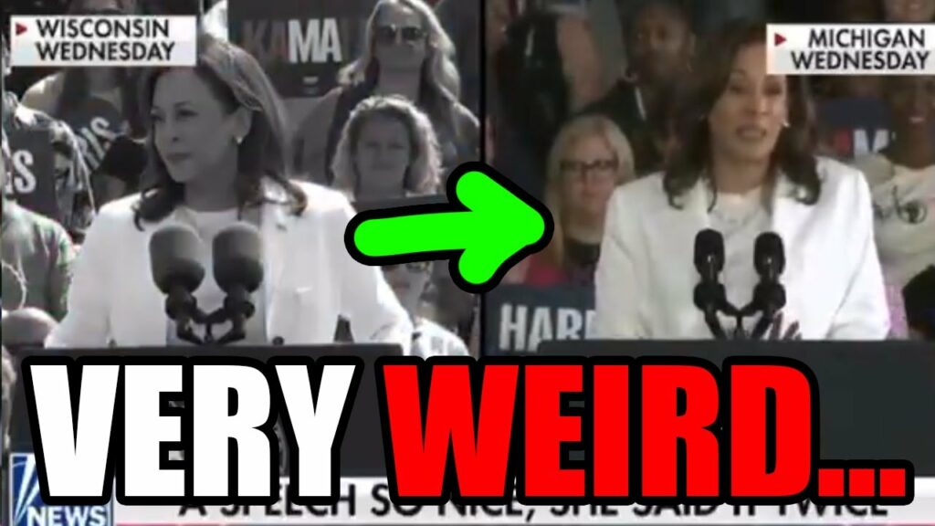 Who else noticed this at Kamala’s last rally…????