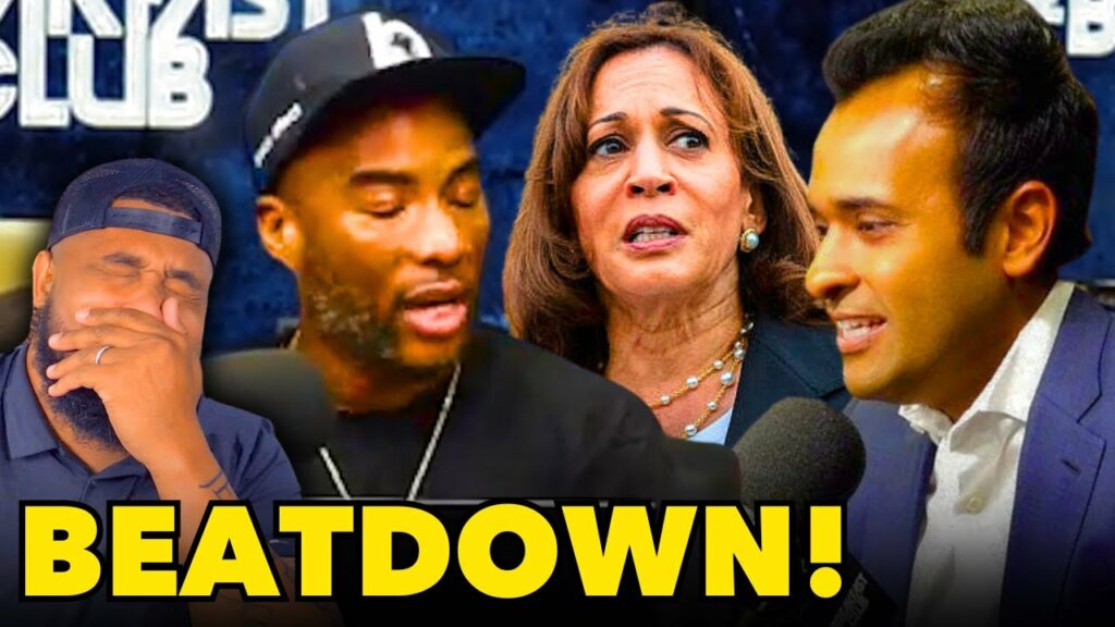 Vivek Ramaswamy SCHOOLS Charlamagne On Kamala HIDING FROM THE PRESS