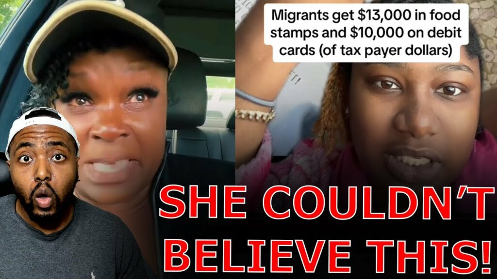 Woman BREAKS DOWN IN TEARS DEMANDING Answers From Kamala On Illegal Immigrants Getting Free Money!