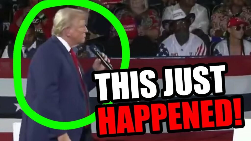 He STOPPED the rally to speak to a mother in the audience! Watch what happens next.