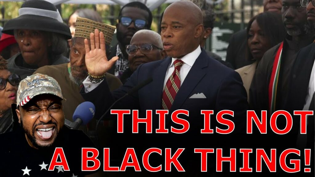 Black New Yorkers RUTHLESSLY HECKLE Eric Adams During DESPERATE Stunt With NAACP After Indictment!