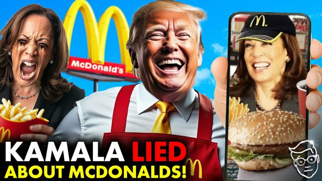 BURN! Trump Cooks Kamala With SAVAGE McDonalds Meme, Breaks Internet  ’She Lied About Fast Food Job