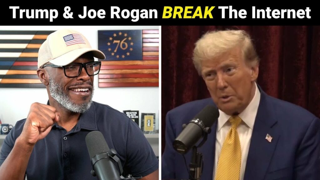 Trump Appears On The Joe Rogan Podcast And BREAKS The Internet!