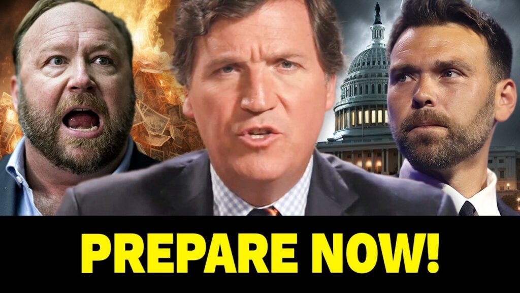 Tucker Carlson LEARNS of disturbing plan from Alex Jones at Live Event!!