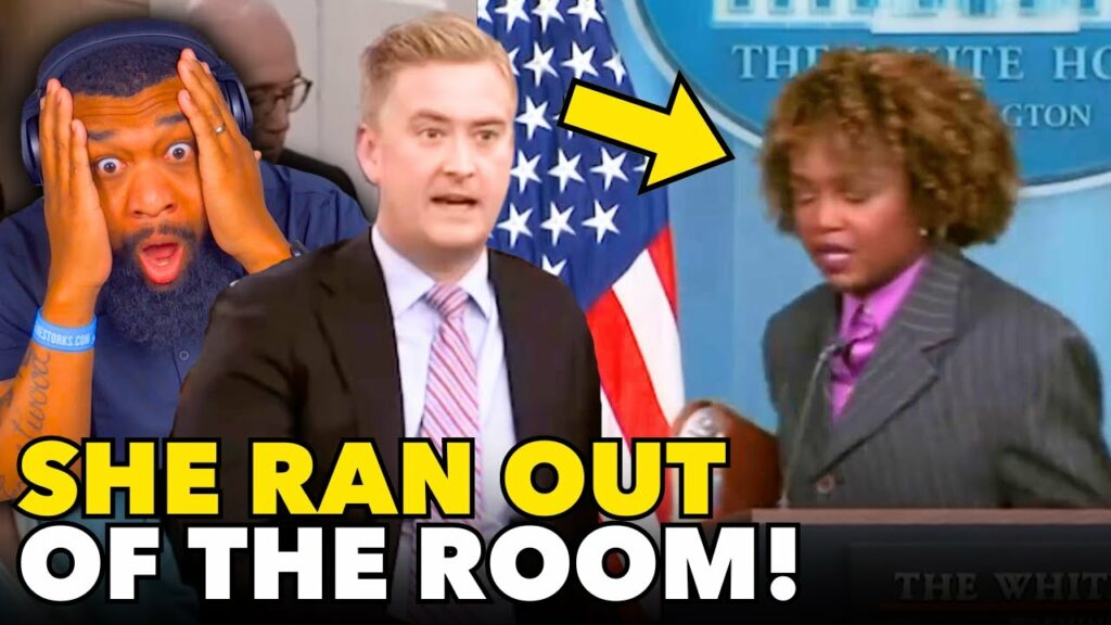 Karine Jean Pierre STORMS OUT After Peter Doocy CHECKS HER On FEMA Hurricane Relief