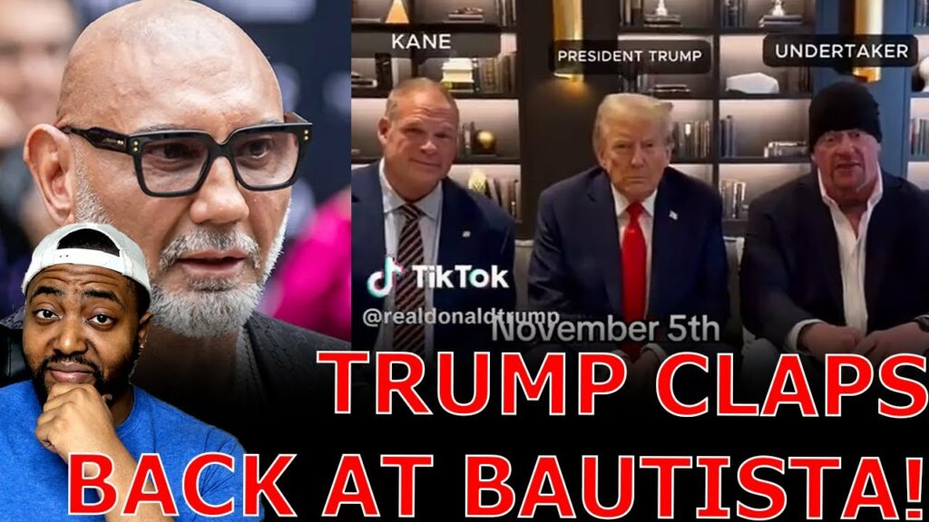 Trump Gives EPIC RESPONSE To Dave Bautista’s Deranged RANTS And Endorsing Kamala Harris!