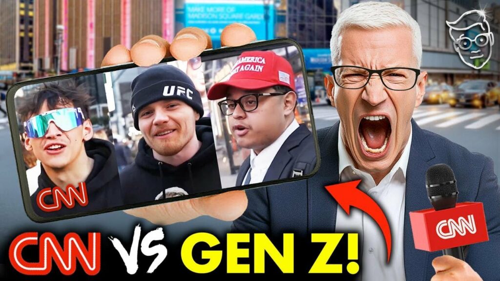 Gen-Z Men Who got Trump Elected TORCH CNN To Their FACE | ‘No One Watches This Sh*t!’