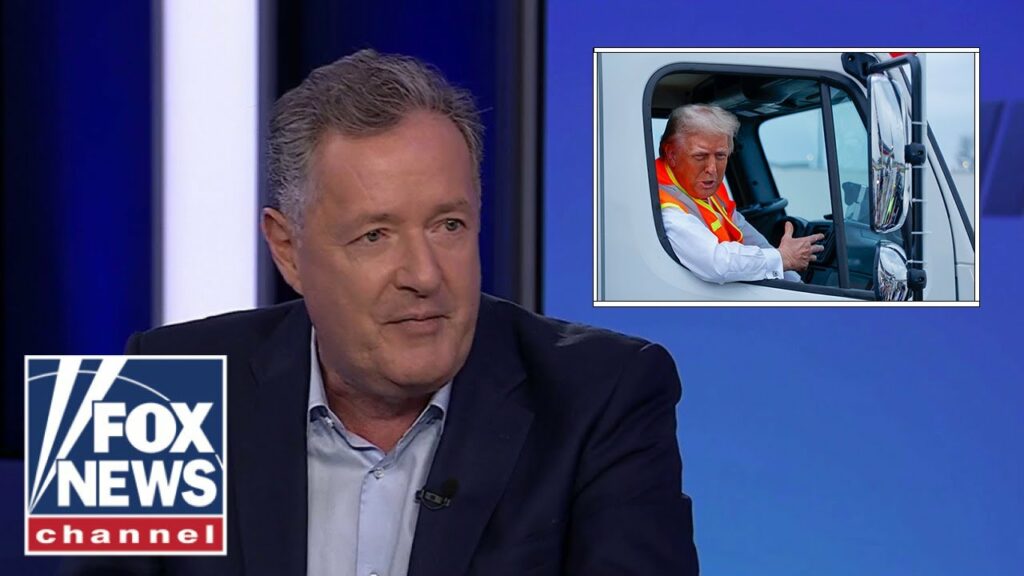 Piers Morgan lauds Trump as ‘marketing genius’ after garbage truck move