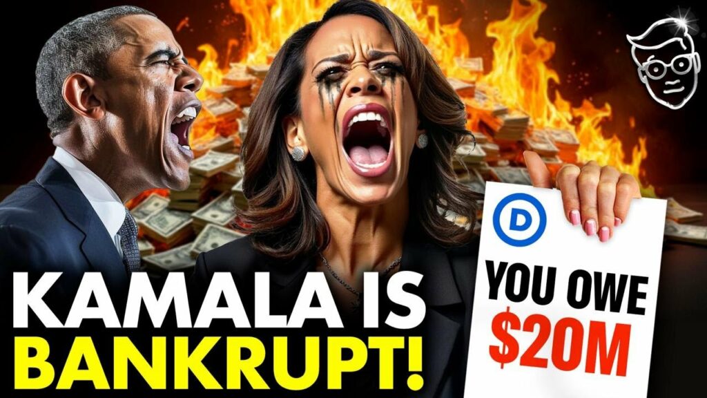 Kamala is BANKRUPT! Failed Campaign M in DEBT! Wasted MILLIONS on Diddy List Concerts, Staff RAGE