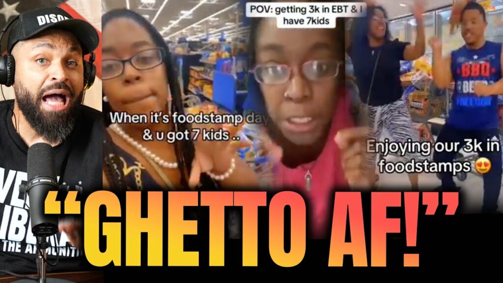 Black Tiktoker Brags About Getting 3k Month in Foodstamps for Her 7 Kids by 7 Different Fathers!