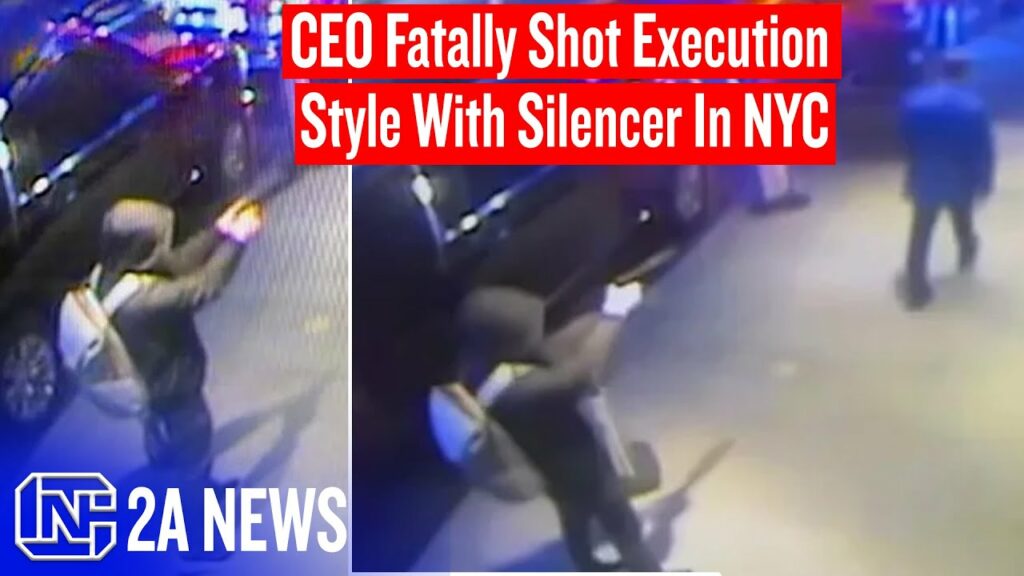 Caught On Video: United Health Care CEO Fatally Shot Execution Style With Silencer In NYC