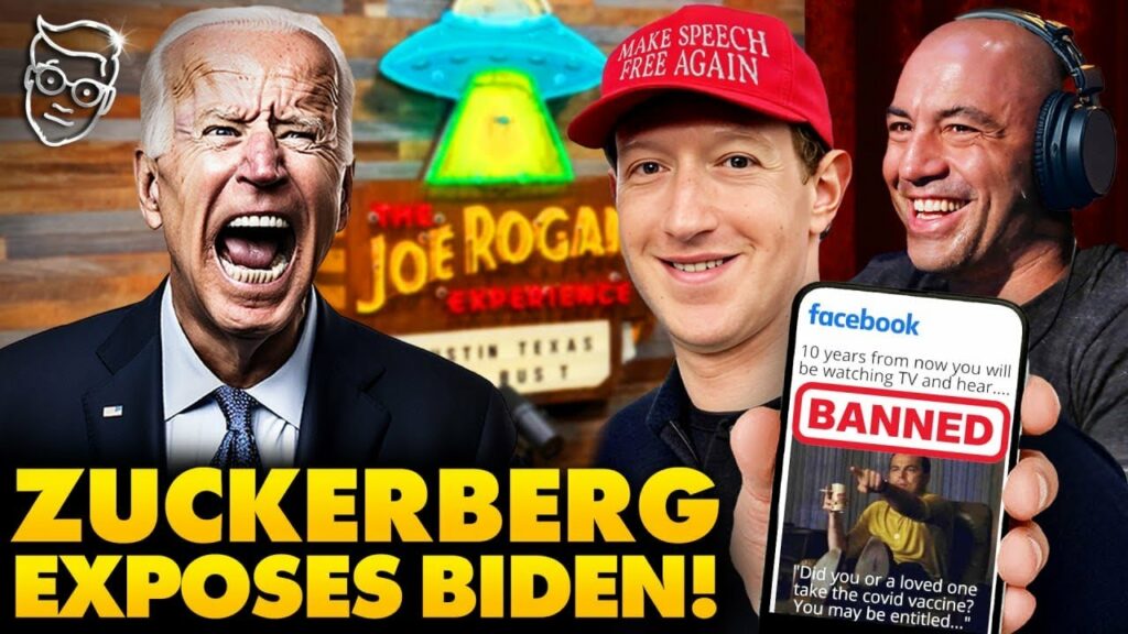 Zuckerberg ADMITS to Joe Rogan Biden FORCED Facebook To Censor MEMES: ‘They THREATENED Us’