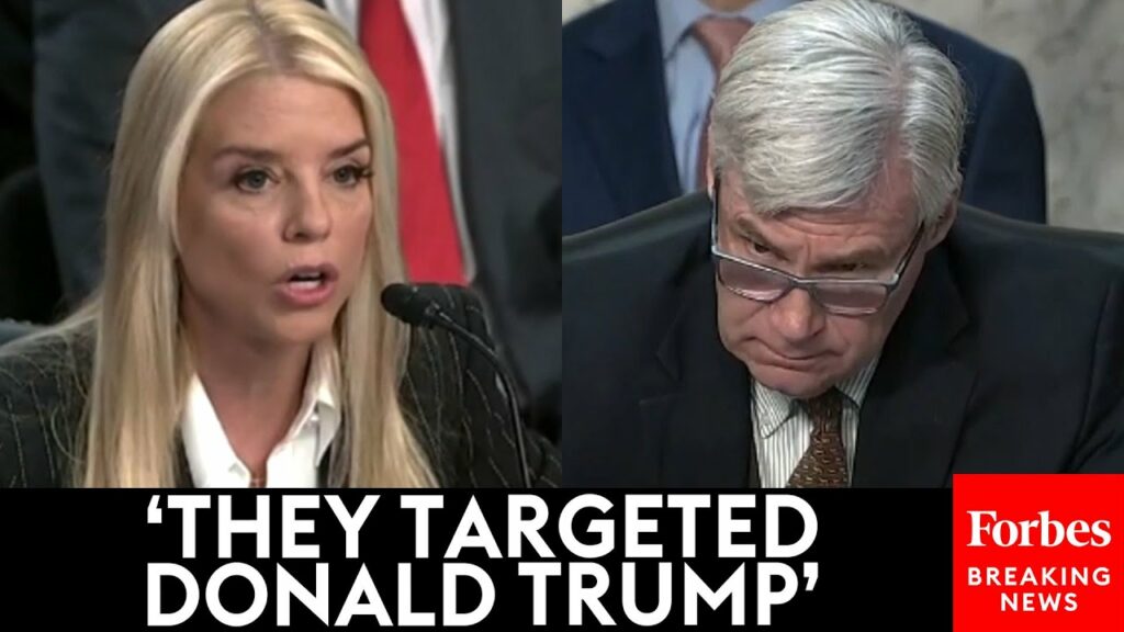 JUST IN: Pam Bondi Has Tense Exchange With Sheldon Whitehouse Over Government Weaponization