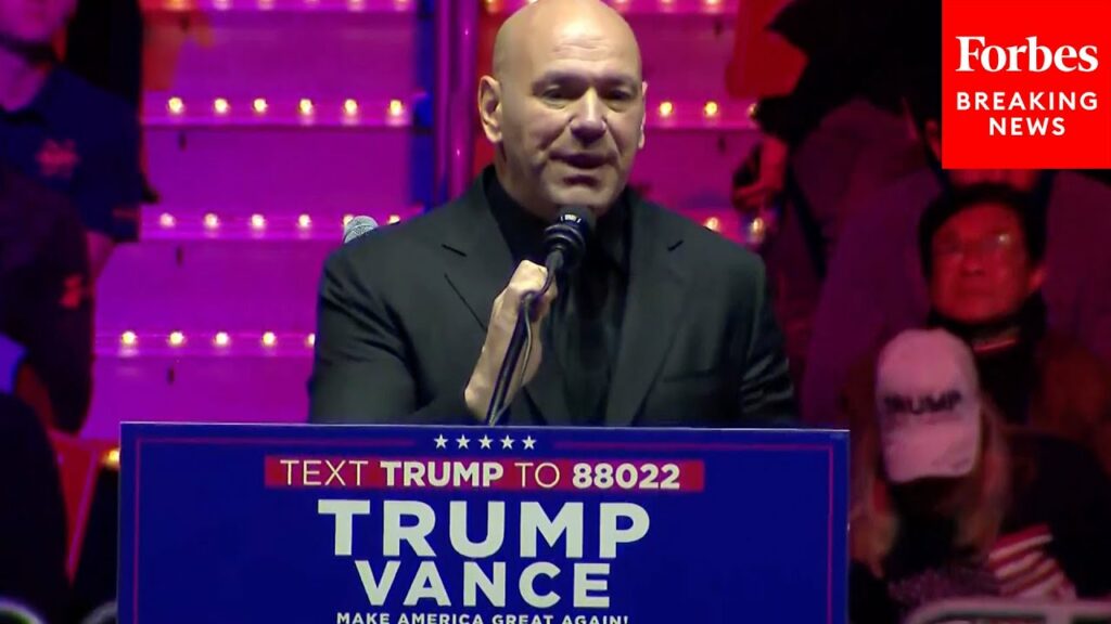 Dana White Shares Message To Those Who Didn’t Vote For Trump At President-Elect’s D.C. Victory Rally